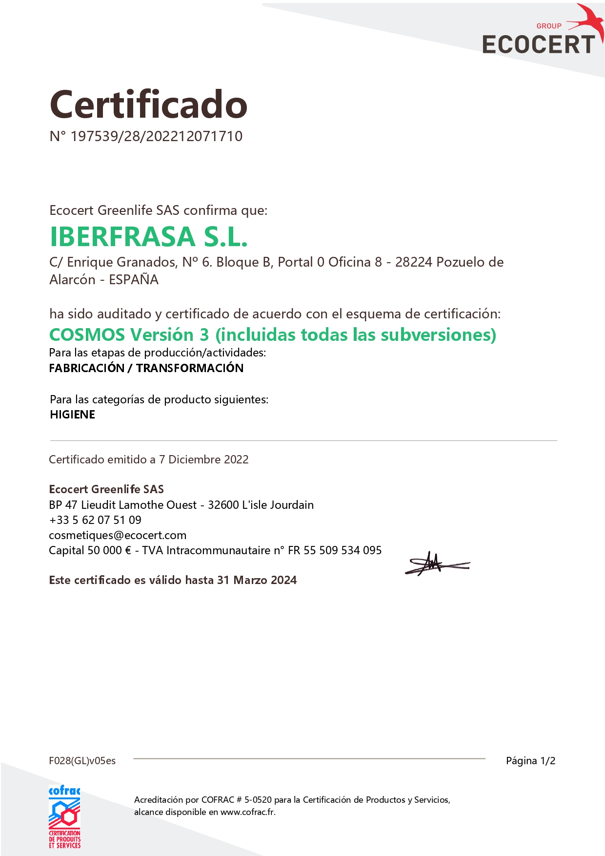 07_12_2022 - Certificado COSMOS IBERFRASA S.L. - 31_03_2024_page-0001